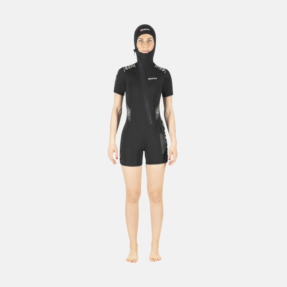 Mares - She Dives, Shorty Wetsuit with Built-In Hood, 3mm Neoprene, Barely Used
